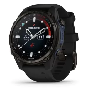 Умные часы Garmin Descent Mk3i – 43 mm Carbon grey DLC titanium with black silicone band (010-02753-11) Умные часы Garmin Descent Mk3i – 43 mm Carbon grey DLC titanium with black silicone band (010-02753-11)