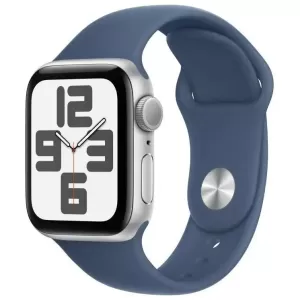 Смарт-часы Apple Watch SE (2024) GPS 44 мм, M/L (145-220 мм), Silver/Denim, серебристый/деним Смарт-часы Apple Watch SE (2024) GPS 44 мм, M/L (145-220 мм), Silver/Denim, серебристый/деним