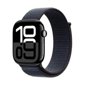 Смарт-часы Apple Watch Series 10 42mm Jet Black Aluminium Case with Sport Loop Ink