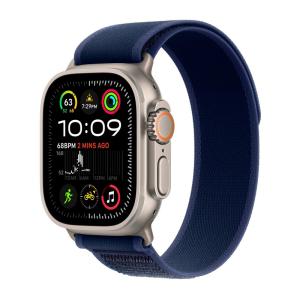 Смарт-часы Apple Watch Ultra 2 Natural Titanium Case with Trail Loop Blue S/M