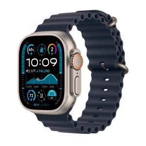 Смарт-часы Apple Watch Ultra 2 Natural Titanium Case with Ocean Band Navy Смарт-часы Apple Watch Ultra 2 Natural Titanium Case with Ocean Band Navy