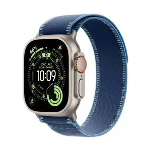 Смарт-часы Apple Watch Ultra 3 Natural Titanium Case with Trail Loop Blue/Bright Blue M/L