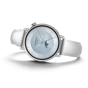 Смарт-часы Xiaomi Watch S4 41mm Leather Strap White