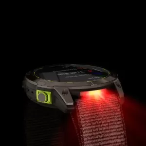 Смарт-часы Garmin Enduro 2, Sapphire Solar, титановый «угольно-серый» корпус, DLC, с нейлоновым ремешком UltraFit