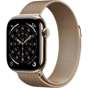 Умные часы Apple Watch Series 11 42 мм Titanium Milanese Loop Золотой