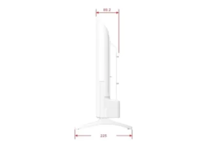 Телевизор LCD 43" WHITE YANDEX 4K 43U541T LEFF