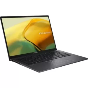 Ноутбук Asus Zenbook 14 UM3402YA-KP854 Ryzen 5 7430U 16Gb SSD512Gb AMD Radeon 14" IPS WQXGA (2560x1600) noOS black WiFi BT Cam Bag (90NB0W95-M01KZ0)