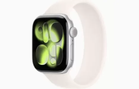 Умные часы Apple Watch Series 11 42 мм, Silver Aluminium Case Light Blush Solo Loop, Size 4