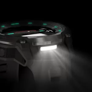 Смарт-часы Garmin Crossover, AMOLED, «угольно-серый» корпус, с черным ремешком