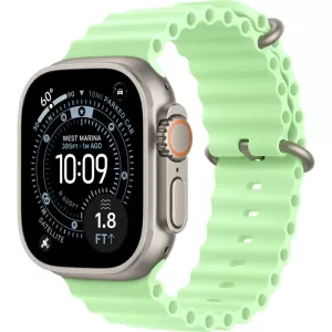 Умные часы Apple Watch Ultra 3 (Natural, 49mm, Ocean Band, Neon Green, One size)