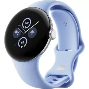 Умные часы Google Pixel Watch 2 41mm (Polished Silver/Bay, 41mm, LTE)