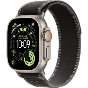 Умные часы Apple Watch Ultra 3 (Natural, 49mm, Trail Loop, Black/Charcoal, M/L)