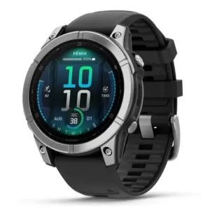 Часы Garmin Fenix E 47mm Amoled (010-03025-00), Серебро/черный