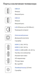Телевизор Яндекс ТВ Станция с Алисой Про MiniLED 55 YNDX-00103