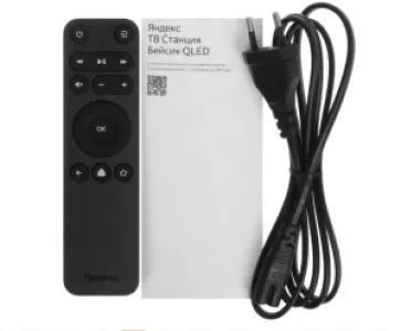 Телевизор Яндекс ТВ Станция Бейсик QLED с Алисой 50" YNDX-00079