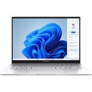 Ноутбук ASUS Zenbook 14 UX3405MA-QD026W, 14" (1920x1200) OLED/Intel Core Ultra 7 155H/16 ГБ DDR5/1024 ГБ SSD/Intel Arc Graphics/Windows 11 Home, Серебристый (90NB11R2-M00ZV0)