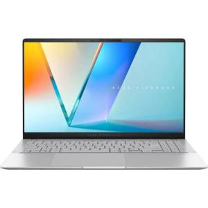 Ноутбук ASUS Vivobook S 15 OLED S5507QA-MA013W, 15.6" (2880x1620) OLED 120 Гц/Snapdragon X Plus (X1P-42-100)/16 ГБ/1024 ГБ SSD/Qualcomm Adreno/Windows 11 Home, Серебристый (90NB14Q2-M00B40)