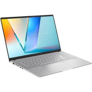 Ноутбук ASUS Vivobook S 15 OLED S5507QA-MA013W, 15.6" (2880x1620) OLED 120 Гц/Snapdragon X Plus (X1P-42-100)/16 ГБ/1024 ГБ SSD/Qualcomm Adreno/Windows 11 Home, Серебристый (90NB14Q2-M00B40)