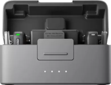 Микрофон DJI Mic Mini (2 TX + 1 RX + Charging Case) (Черный)