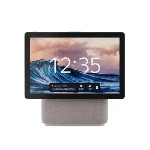 Умная колонка Яндекс Станция Дуо Макс с Алисой с Zigbee Бежевый