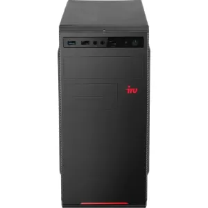 Системный блок iRU Office 320A5S MT, AMD Ryzen 3 PRO 4350G / 8 ГБ DDR4 / 256 ГБ SSD / AMD Radeon Graphics / Без ОС, черный (2060818)