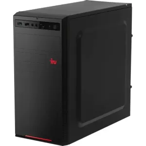 Системный блок iRU Office 320A5S MT, AMD Ryzen 3 PRO 4350G / 8 ГБ DDR4 / 256 ГБ SSD / AMD Radeon Graphics / Без ОС, черный (2060818)