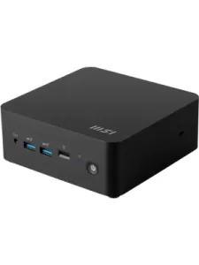 Мини-ПК MSI Cubi NUC 1M-045XRU, Intel Core 3 100U / 8 ГБ DDR5 / 512 ГБ SSD / Intel UHD Graphics / Без ОС, черный (9S6-B0B111-219)