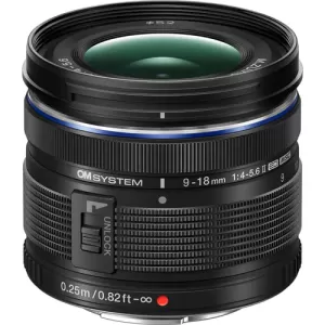 Объектив OM SYSTEM M.Zuiko Digital ED 9–18 мм f/4–5.6 II (Micro Four Thirds)