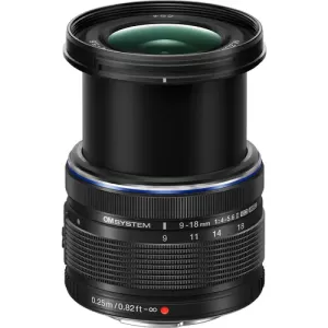 Объектив OM SYSTEM M.Zuiko Digital ED 9–18 мм f/4–5.6 II (Micro Four Thirds)