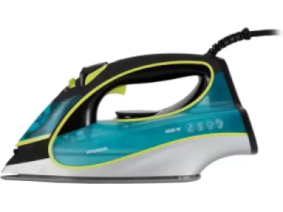 Утюг Hyundai H-SI01450 голубой/желтый