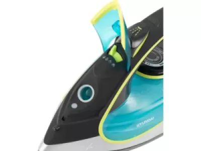 Утюг Hyundai H-SI01450 голубой/желтый