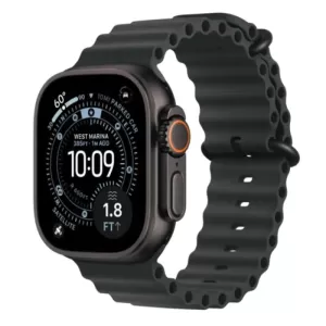 Часы Apple Watch Ultra 3 49mm (2025) LTE Black Titanium Case with Black Ocean Band, MF0J4