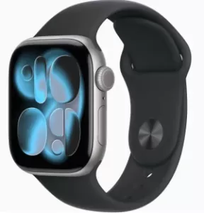 Часы Apple Watch Series 11 GPS 46mm Space Gray Aluminum Case/Black Sport Band M/L