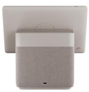 Умная колонка Яндекс Станция Дуо Макс с Zigbee, бежевая, YNDX-00055BIE