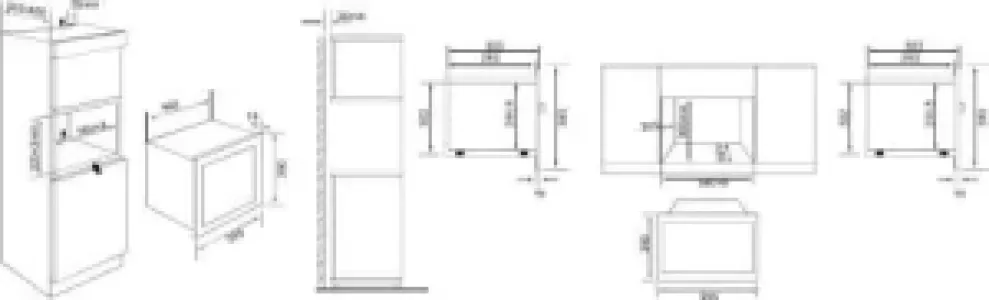 Микроволновая печь встраиваемая 20L HMT-202 WEISSGAUFF