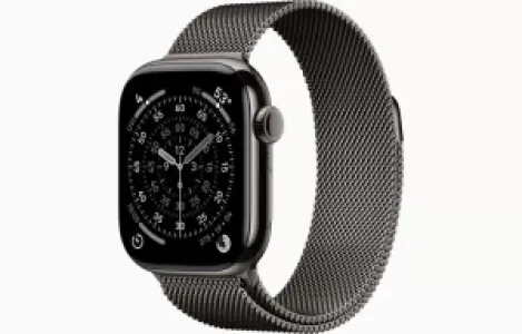 Умные часы Apple Watch Series 11 42 мм, Slate Titanium Case Slate Milanese Loop