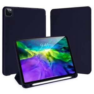 Чехол-книжка Gurdini Milano Series (pen slot) для iPad Pro 12.9 (2020-2022)/Air 13 (2024/2025) Midnight Blue