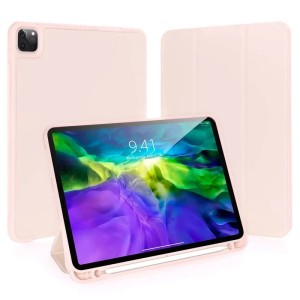 Чехол-книжка Gurdini Milano Series (pen slot) для iPad Pro 12.9 (2020-2022)/Air 13 (2024/2025) Pink Sand