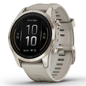 Умные часы Garmin epix Pro (Gen 2) – Sapphire Edition - 42 mm Soft Gold with Light Sand Band (010-02802-11) Умные часы Garmin epix Pro (Gen 2) – Sapphire Edition - 42 mm Soft Gold with Light Sand Band (010-02802-11)