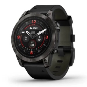 Умные часы Garmin epix Pro (Gen 2) – Sapphire Edition - 47 mm Carbon Grey DLC Titanium with Black Leather Band (010-02803-30) Умные часы Garmin epix Pro (Gen 2) – Sapphire Edition - 47 mm Carbon Grey DLC Titanium with Black Leather Band (010-02803-30)