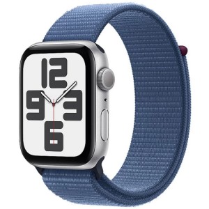 Умные часы Apple Watch Series SE 2023 Gen 2 44mm Aluminium Case, Silver/Winter Blue Sport Loop Умные часы Apple Watch Series SE 2023 Gen 2 44mm Aluminium Case, Silver/Winter Blue Sport Loop