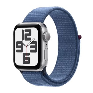 Умные часы Apple Watch Series SE 2023 Gen 2 40mm Aluminium Case, Silver/Winter Blue Sport Loop Умные часы Apple Watch Series SE 2023 Gen 2 40mm Aluminium Case, Silver/Winter Blue Sport Loop