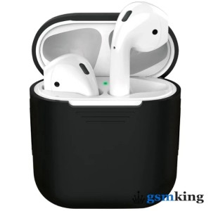 Deppa Silicone Case for AirPods 1 | 2 Black (Чёрный) Deppa Silicone Case for AirPods 1 | 2 Black (Чёрный)