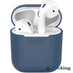 Deppa Silicone Case for AirPods 1 | 2 Blue (Синий) Deppa Silicone Case for AirPods 1 | 2 Blue (Синий)