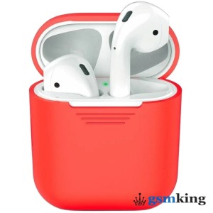 Deppa Silicone Case for AirPods 1 | 2 Red (Красный) Deppa Silicone Case for AirPods 1 | 2 Red (Красный)