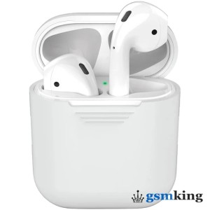 Deppa Silicone Case for AirPods 1 | 2 White (Белый) Deppa Silicone Case for AirPods 1 | 2 White (Белый)