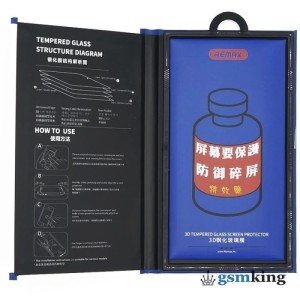 REMAX Medicine Glass GL-27 for iPhone 13 Pro Max Black (Чёрное)