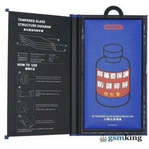 REMAX Medicine Glass GL-27 for iPhone 14 | 15 Black (Чёрное)