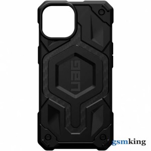 UAG Monarch Case with MagSafe for Apple iPhone 14 Carbon Fiber (Чёрный)	113161114242