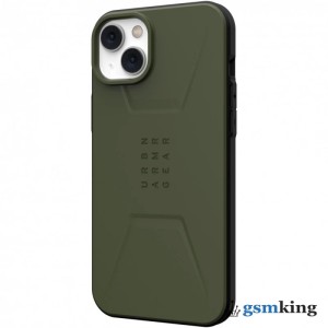 UAG Civilian with MagSafe Series Case for Apple iPhone 14 Plus Olive Drab (Зелёный) 114037117272